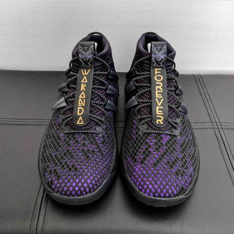 adidas,Dame 4,球鞋定制  ​黑豹战衣！adidas Dame 4 “Black Panther” 定制版欣赏