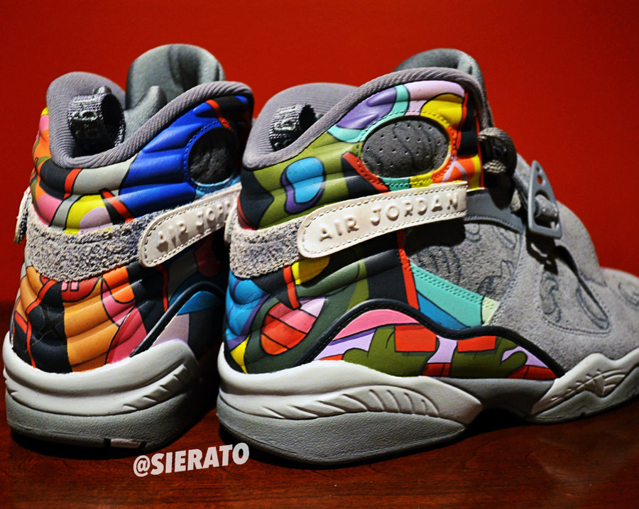 AJ8,Air Jordan 8  KAWS x AJ8？这双鞋美到令人章目结舌！