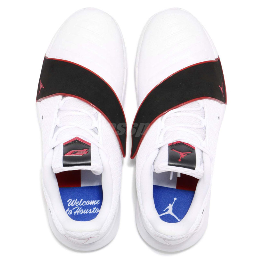 Air Jordan,CP3.XI,AA1272-101  火箭主场配色！Jordan CP3.XI 全新白黑红装扮登场
