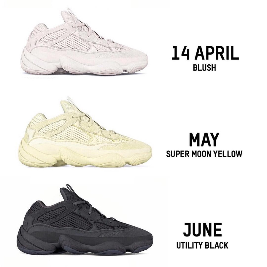 DB2908,Yeezy 500,Yeezy DB2908 终于确定日期！侃爷老爹鞋 Yeezy 500 “Blush” 将于下周发售！