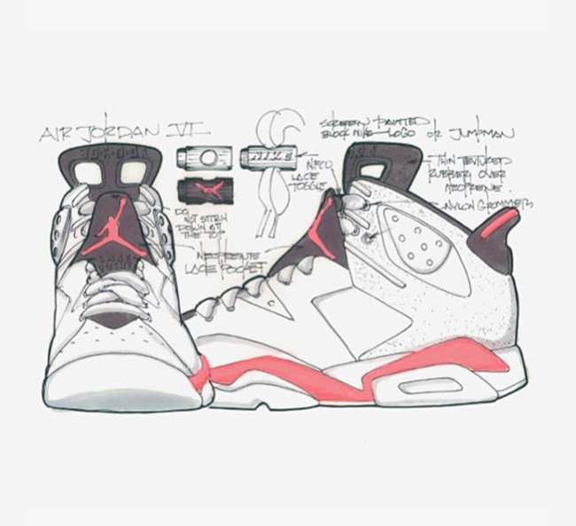 AJ6,Air Jordan 6 AJ6 六代也有手稿配色！Air Jordan 6 “Tinker” 即将发售