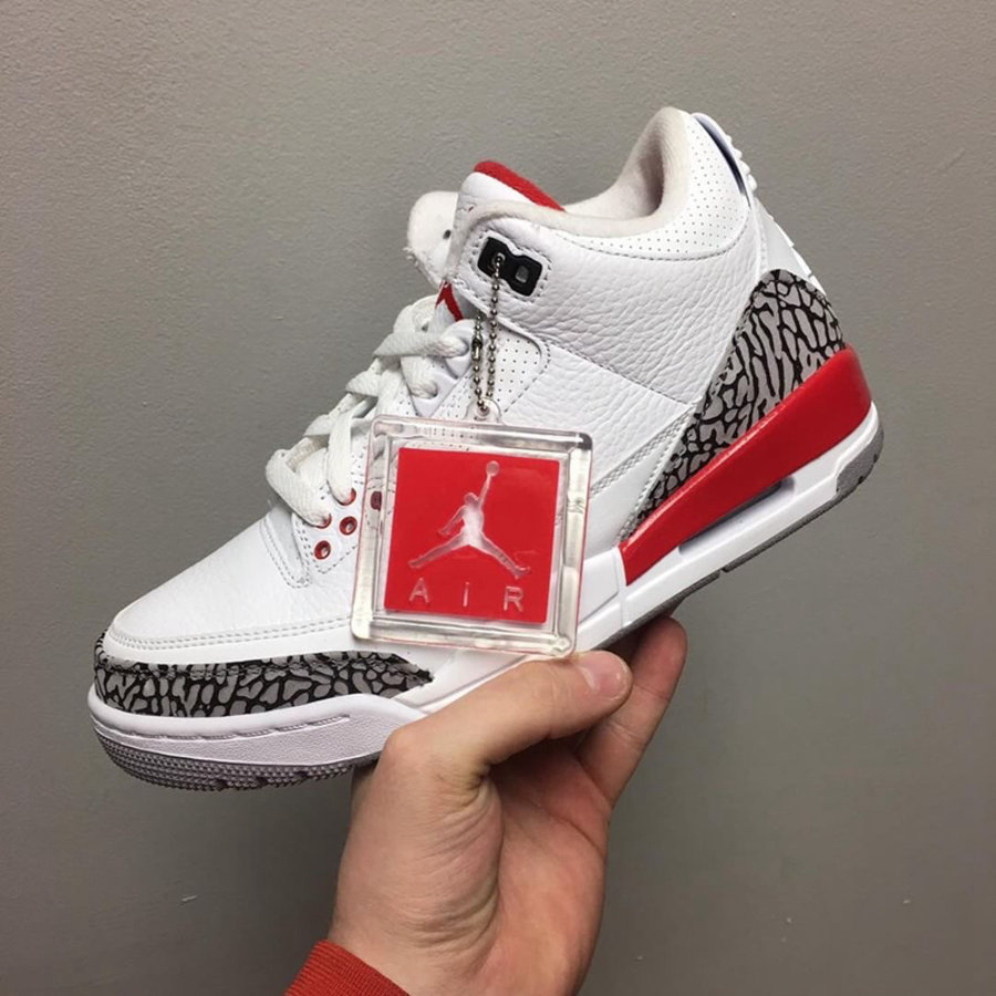 Air Jordan 3,AJ3,136064-116  定档 5 月发售！Air Jordan 3 “Katrina” 最新实物近览