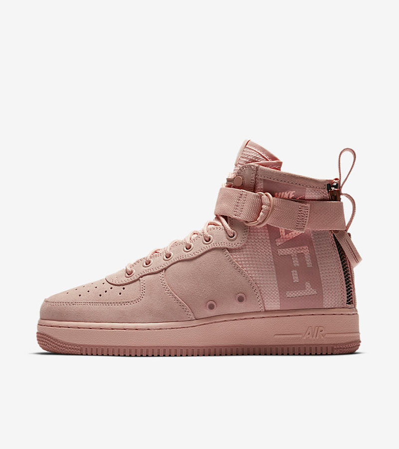Nike,SF-AF1 Mid,AJ9502-600  豪华质感示人！麂皮版本 SF-AF1 Mid 官网明早上架