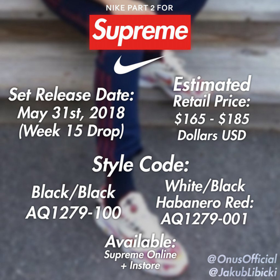 Supreme,Nike,Zoom Streak Spect  终于来了！Supreme x Nike 老爹鞋下月底发售