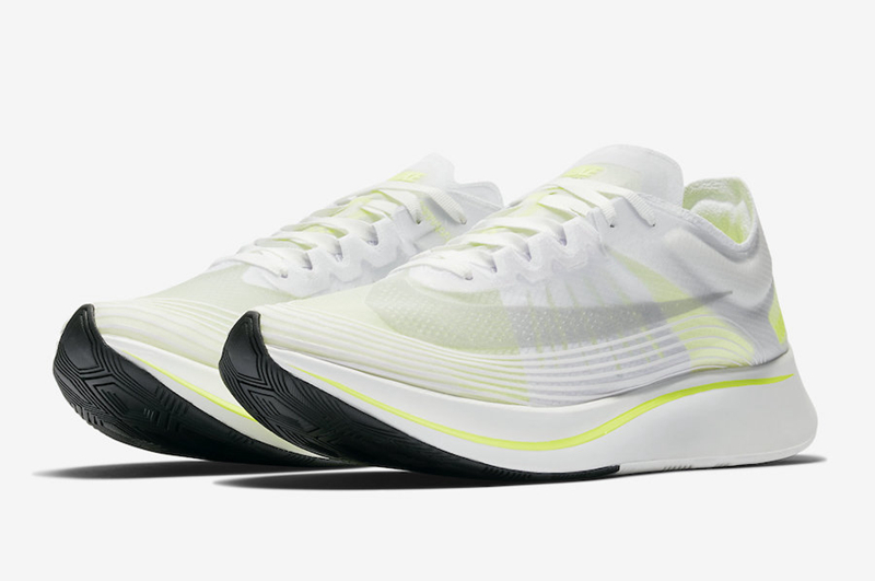 Nike,Zoom Fly SP,AJ9282-107  荧光色蝉翼跑鞋！Zoom Fly SP “Volt Glow” 即将发售
