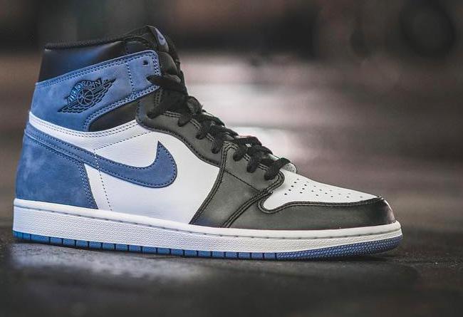 AJ1,Air Jordan 1,Blue Moon,555  实物上脚抢先看！你们都在等的 “贪玩蓝月” Air Jordan 1