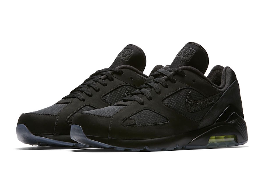 Nike,Air Max 180  魔鬼鱼材质加持！新品小黑鞋 Air Max 180 即将发售