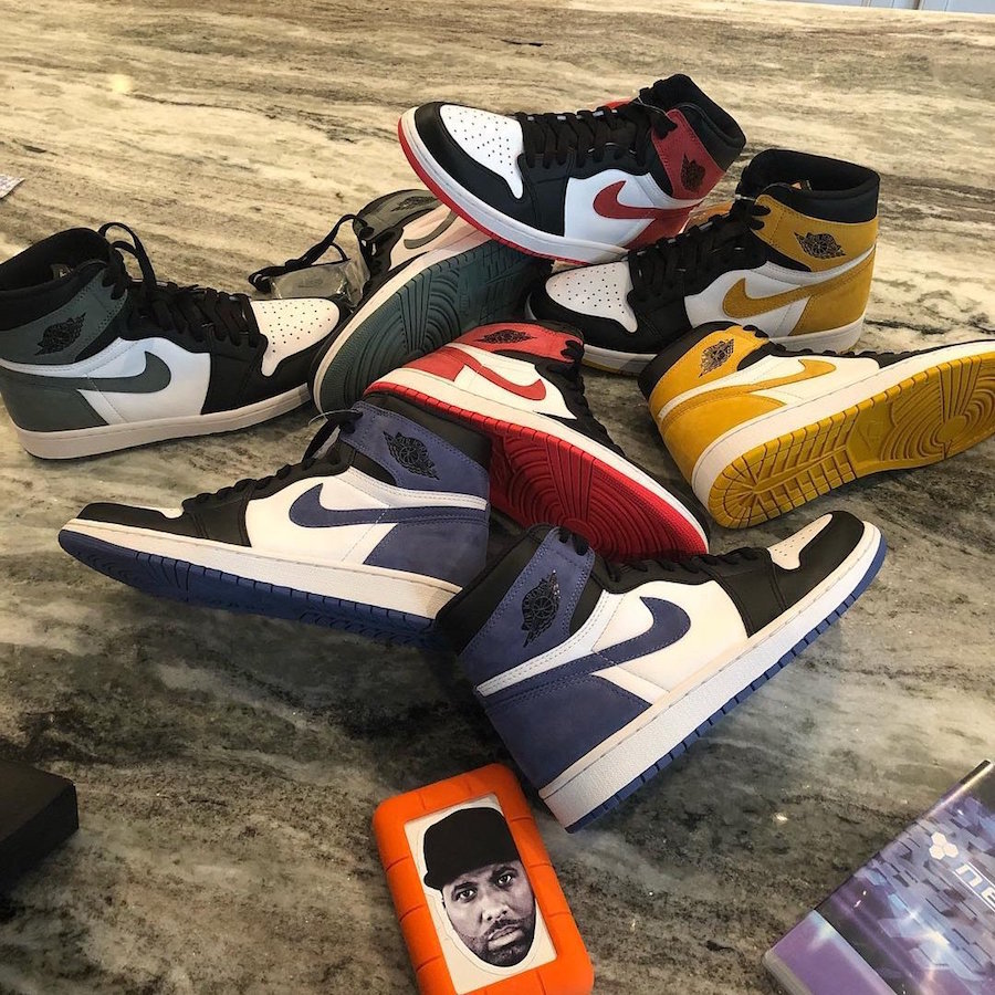 AJ1,Air Jordan 1,555088-135,55  下个月一天内发四双！AJ1 “6 Rings ” 系列首次同时亮相