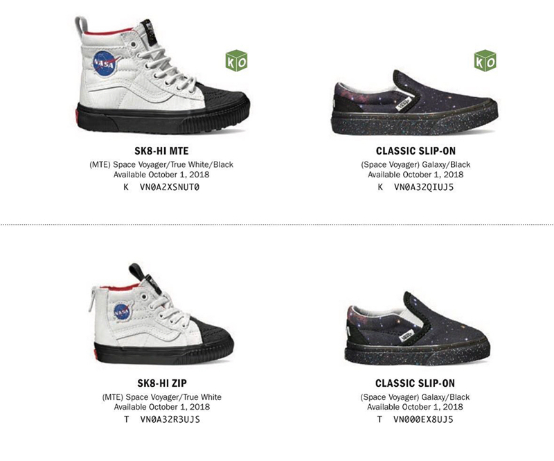 Vans,Old Skool,NASA,SK8-Hi,Sli  滑板鞋的航天梦！Vans x NASA 联名系列产品曝光