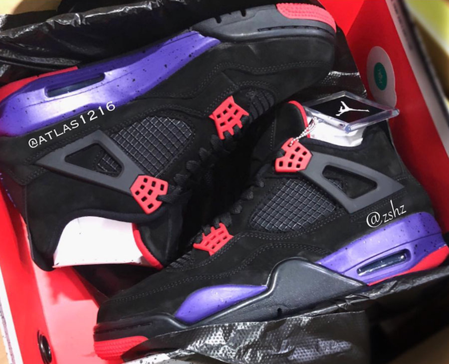 Air Jordan 4,AJ4,AQ3816-056  本月即将发售！Air Jordan 4 猛龙配色更多细节图赏