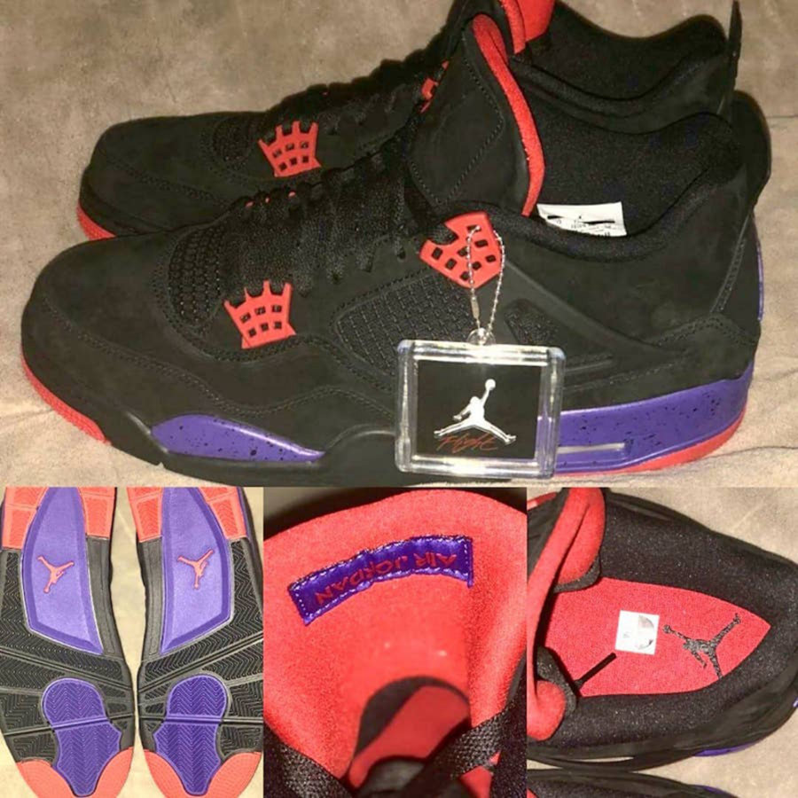 Air Jordan 4,AJ4,AQ3816-056  本月即将发售！Air Jordan 4 猛龙配色更多细节图赏