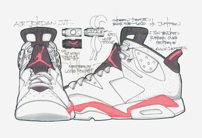 Air Jordan 6,Tinker,384664-104  日期曝光！Air Jordan 6 “Tinker” 手稿版本年底发售