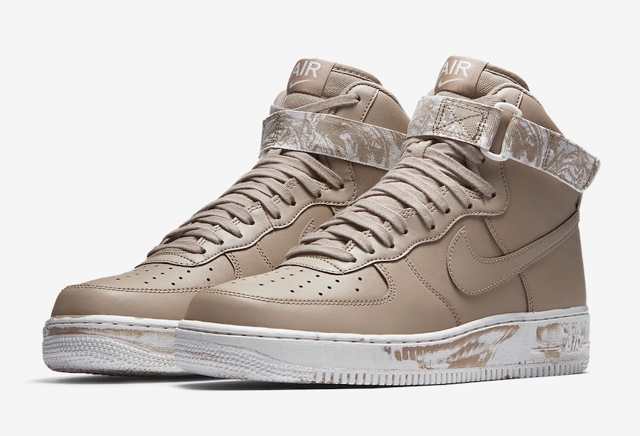 Nike,AF1,Air Force 1  艺术感超强的大理石纹理！全新 Air Force 1 Hi 系列现已发售