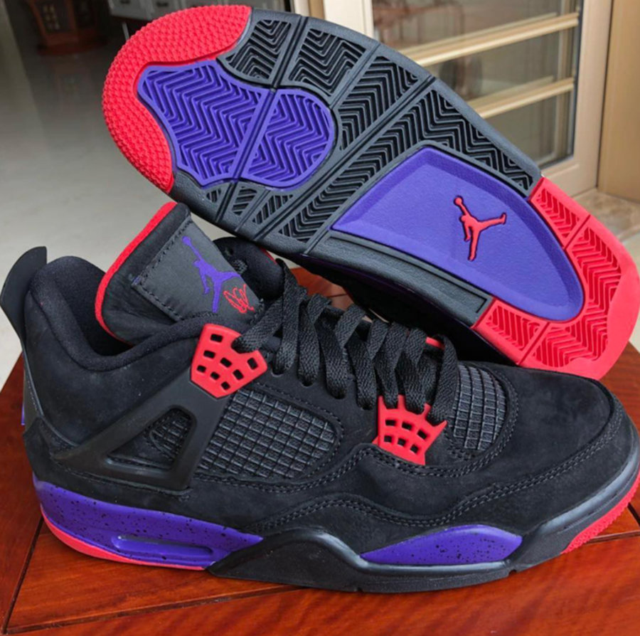 Air Jordan 4,AJ4,AQ3816-056  AJ4 猛龙配色原为 Drake 联名？！早期 Sample 实物曝光！