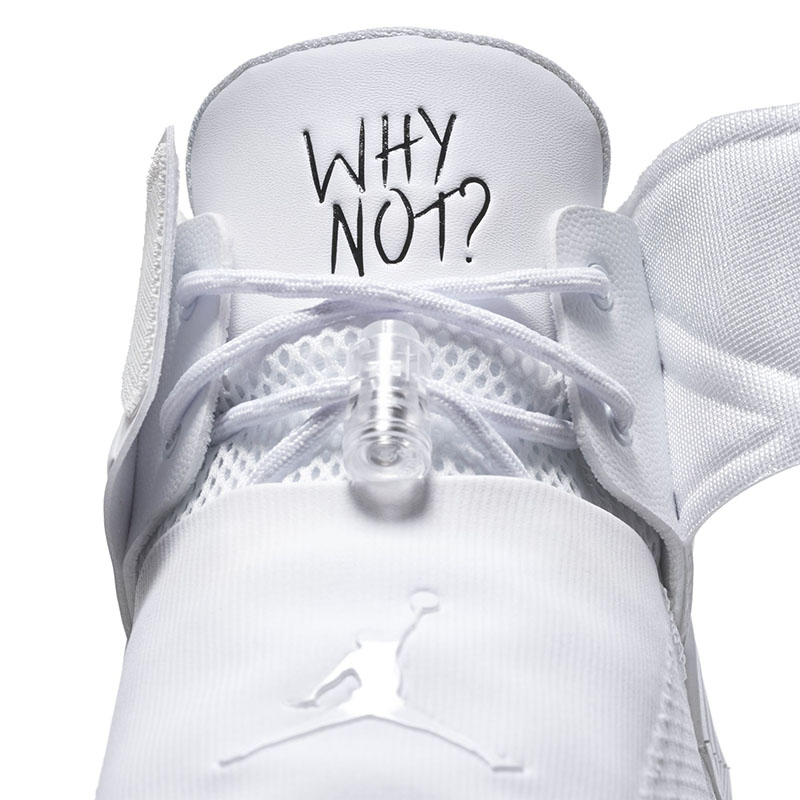 威少,Jordan,Why Not ZER0.1,AQ902  买笔送鞋？威少这双纯白新战靴有点特别
