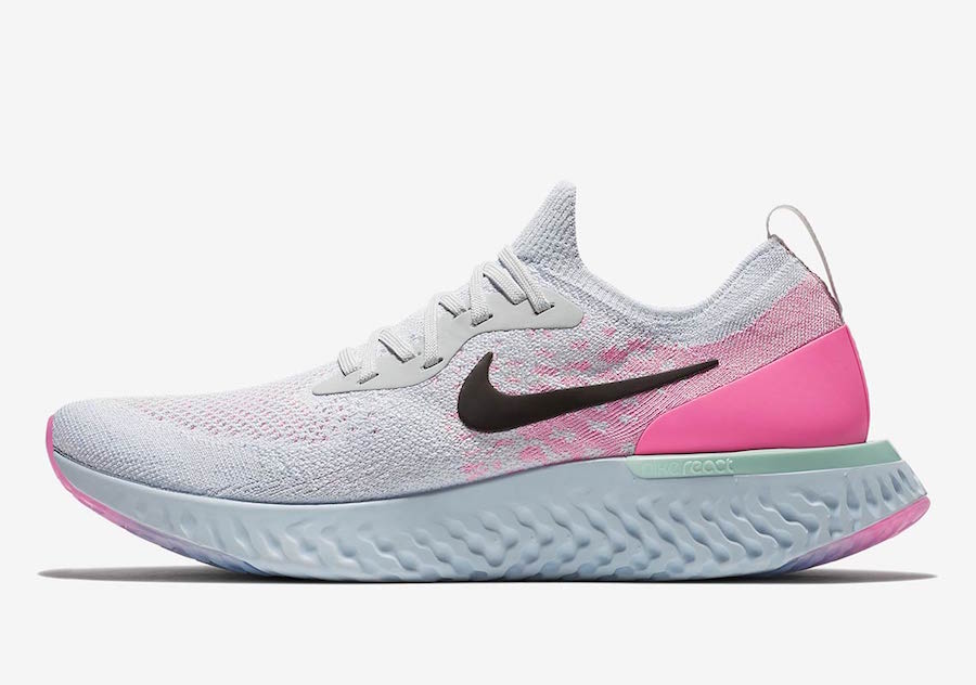 Nike,AQ0067-007,Epic React  新晋好评跑鞋！女生专属配色 Epic React 下月发售