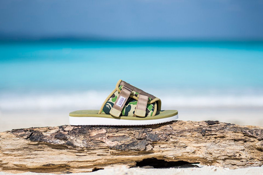 BAPE,SUICOKE  迷彩机能风！BAPE x SUICOKE 联名凉鞋系列即将登场