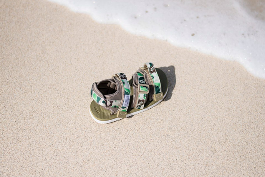 BAPE,SUICOKE  迷彩机能风！BAPE x SUICOKE 联名凉鞋系列即将登场