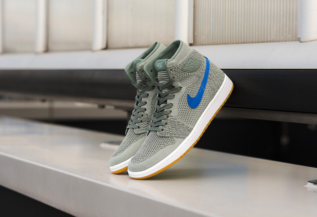 919704-333,AJ1,Air Jordan 1 919704-333AJ1 清爽百搭又有彩虹细节！Air Jordan 1 FK “Clay Green” 现已发售