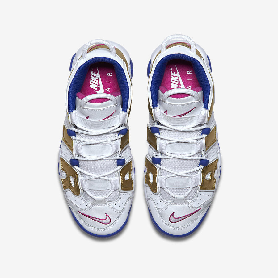 Nike,Air More Uptempo  白金主题再添亮色！女生专属 “大 AIR” 本周发售