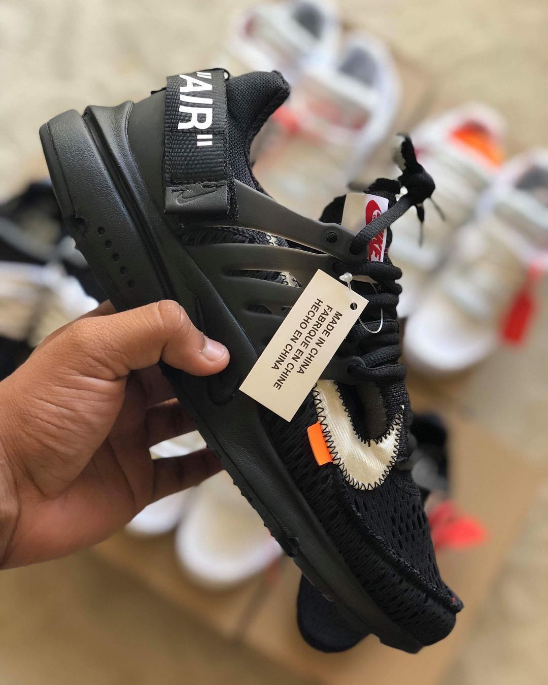 Nike,OFF-WHITE  实物图释出！两个全新 OFF-WHITE x Nike Air Presto 你喜欢哪双！