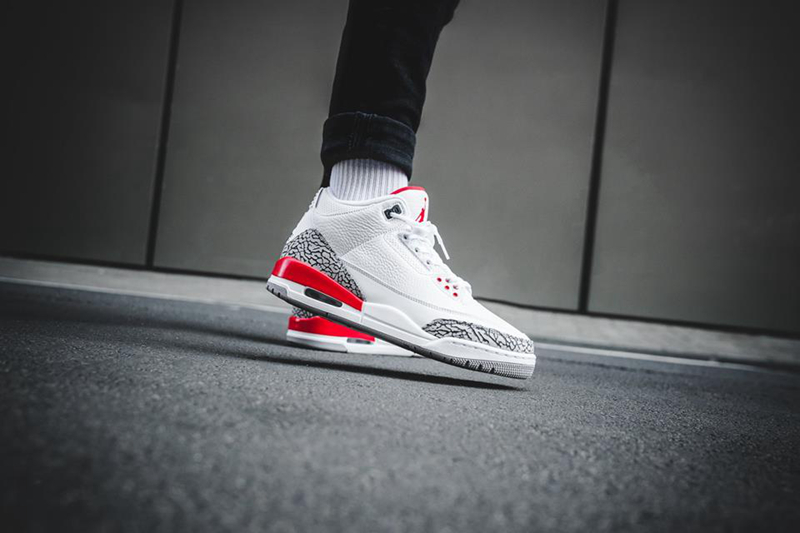 Air Jordan 3,AJ3,136064-116  将于下周登场！Air Jordan 3 “Katrina” 上脚美图欣赏