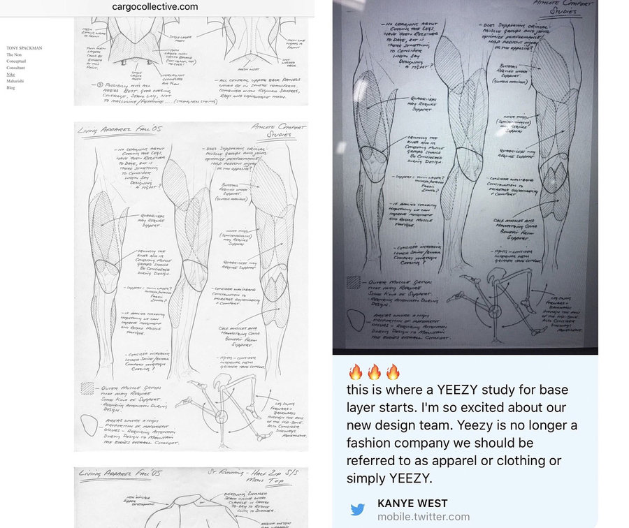 侃爷,Kanye West Kanye West Yeezy 团队抄袭 Nike 设计稿，侃爷还上了央视…
