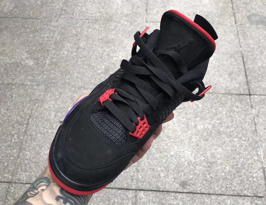 AQ3816-056,AJ4,Air Jordan 4 AQ3816-056 就在本月！猛龙 Air Jordan 4 “Raptors” 最新实物图片