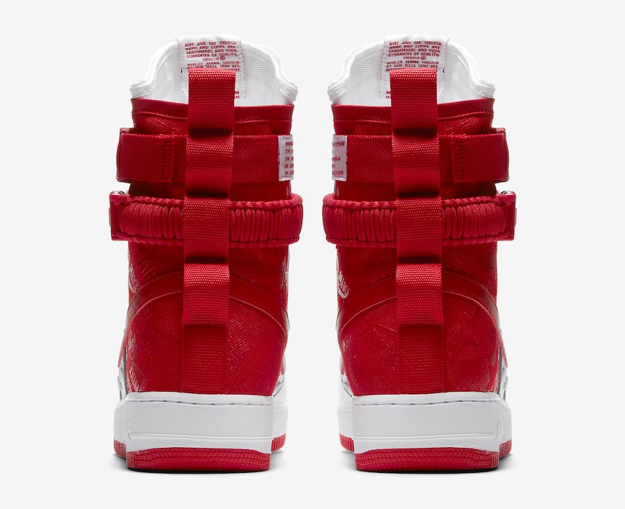Nike,SF-AF1,High,University Re  不再军事风！Nike SF-AF1 Hi 带来少见活力装扮