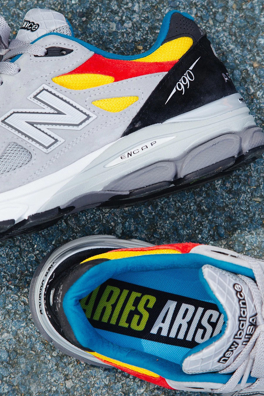 New Balance 990,New Balance  缤纷细节惹眼！这双 New Balance 990v3 不简单哦！