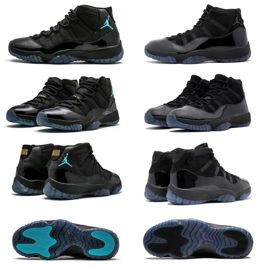 Air Jordan 11,AJ11,378037-005,  全黑 Air Jordan 11 即将发售，与伽马蓝究竟有何不同？