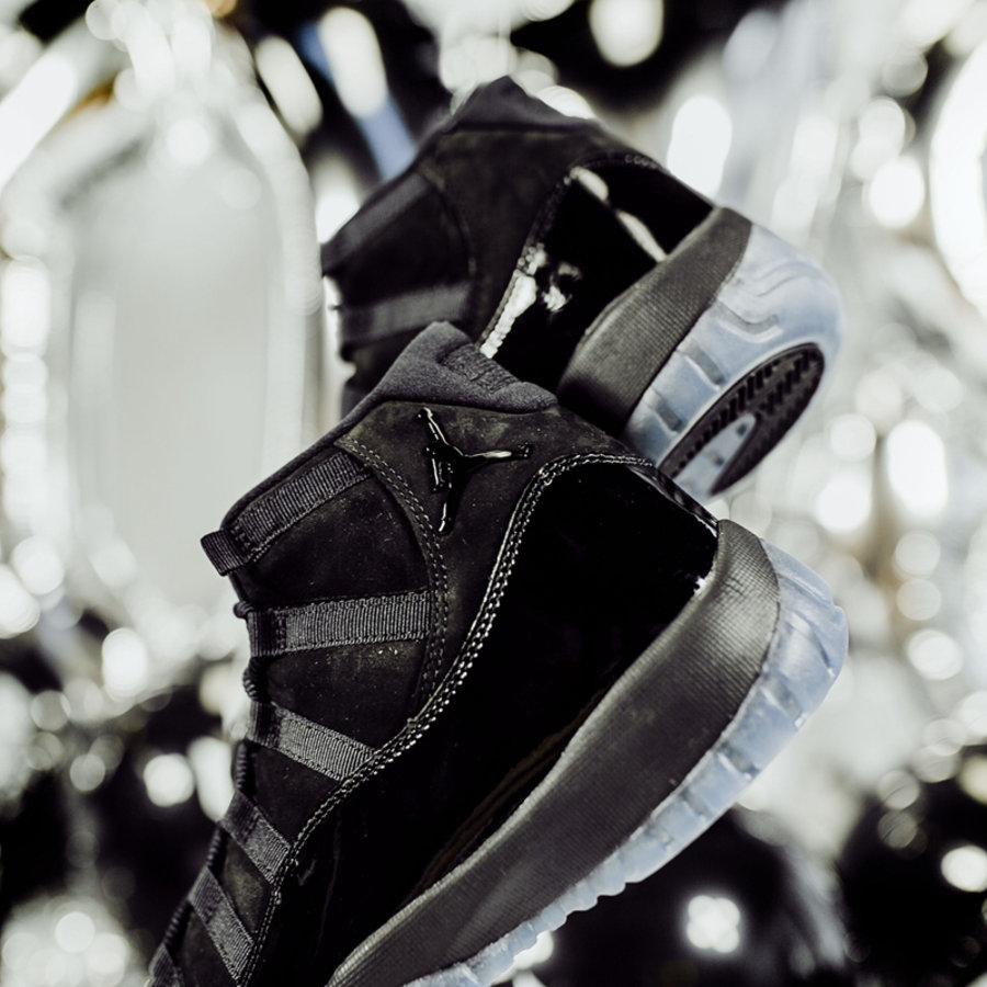 Air Jordan 11,AJ11,378037-005,  全黑 Air Jordan 11 即将发售，与伽马蓝究竟有何不同？