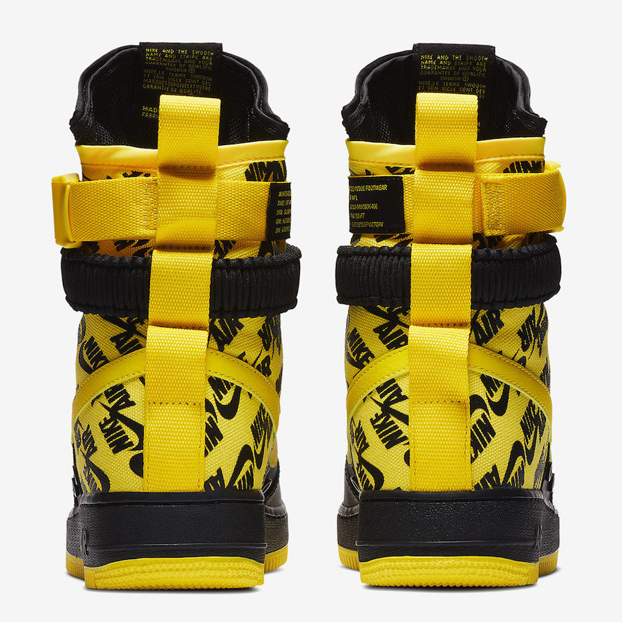 Nike,SF-AF1,917962-600,发售  极致反差的黑黄主题！全新 Nike SF-AF1 将于近日发售