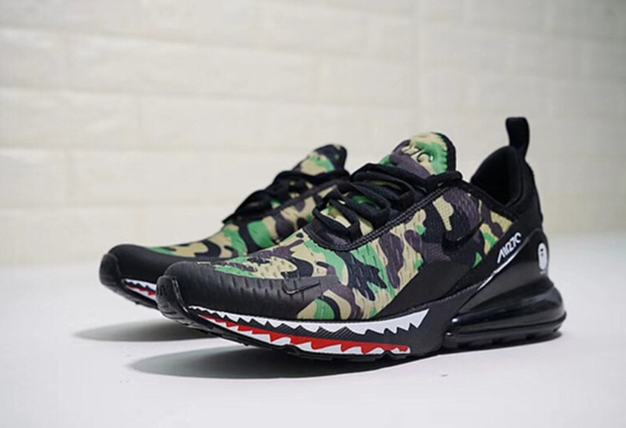 Nike,Bape,Air Max 270  Bape x Air Max 270 惊现网络！定制作品还是官方联名？
