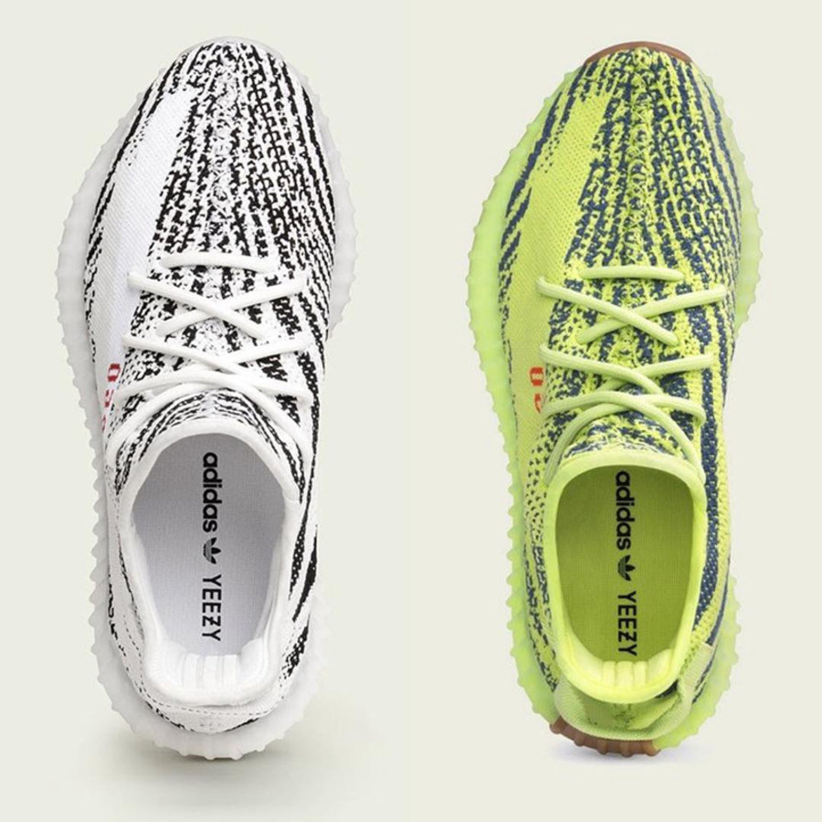 adidas,Yeezy 350 V2,发售  白、黄斑马将于 10 月归来！Yeezy 350 V2 补货信息曝光