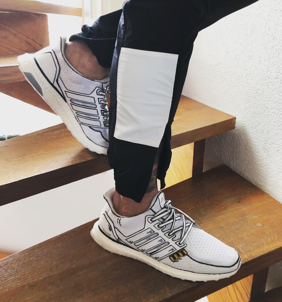 球鞋美图,定制,adidas,Bonsai  看惯了 AJ、Nike，阿迪的二次元球鞋恐怕还是第一次见！