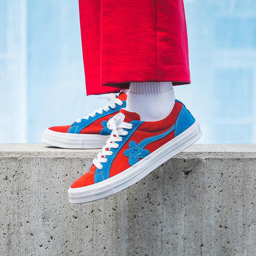 发售,上脚,Converse,GOLF le FLEUR*,  “小花” 联名即将发售！Converse x GOLF le FLEUR* 上脚美图欣赏