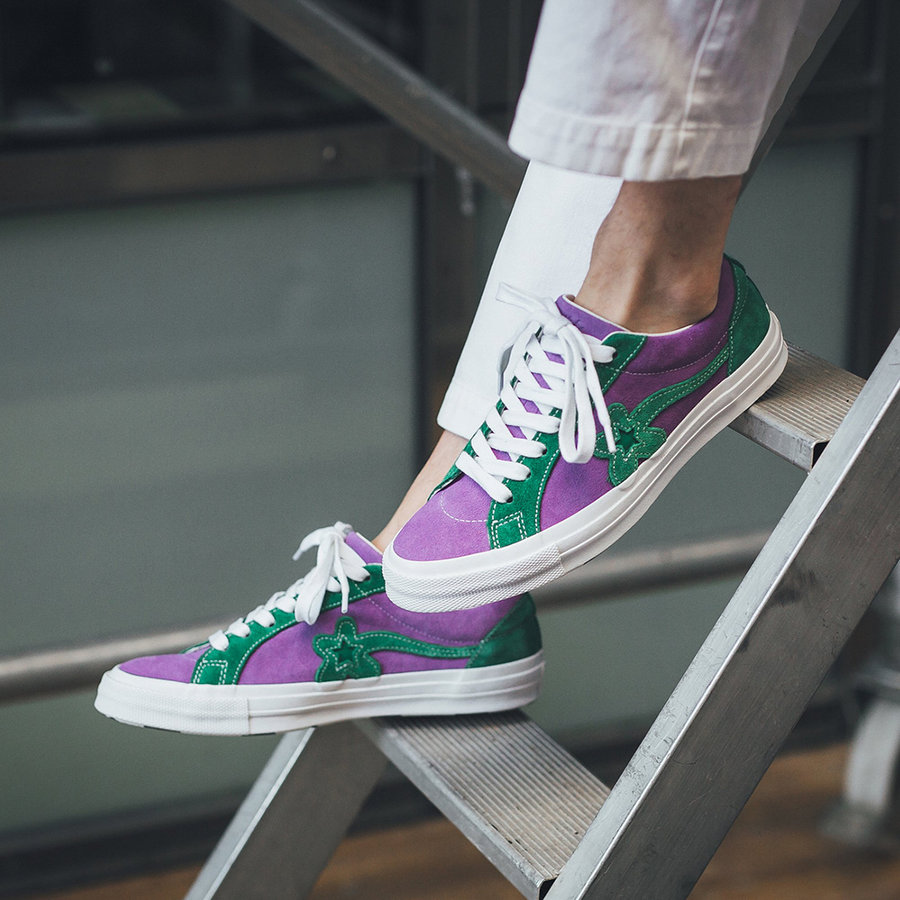 发售,上脚,Converse,GOLF le FLEUR*,  “小花” 联名即将发售！Converse x GOLF le FLEUR* 上脚美图欣赏