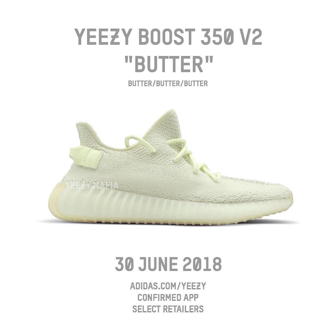 adidas,Yeezy Boost 350 V2,发售,F  终于等到新配色！Yeezy Boost 350 V2 “Butter” 本月底登场