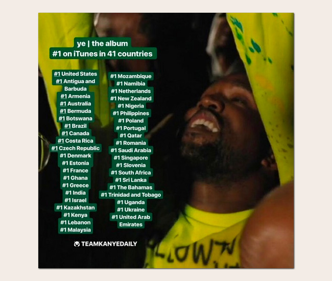 侃爷,Kanye West,明星  侃爷新专辑《Ye》来了！依然不忘引战 Nike 和 adidas…