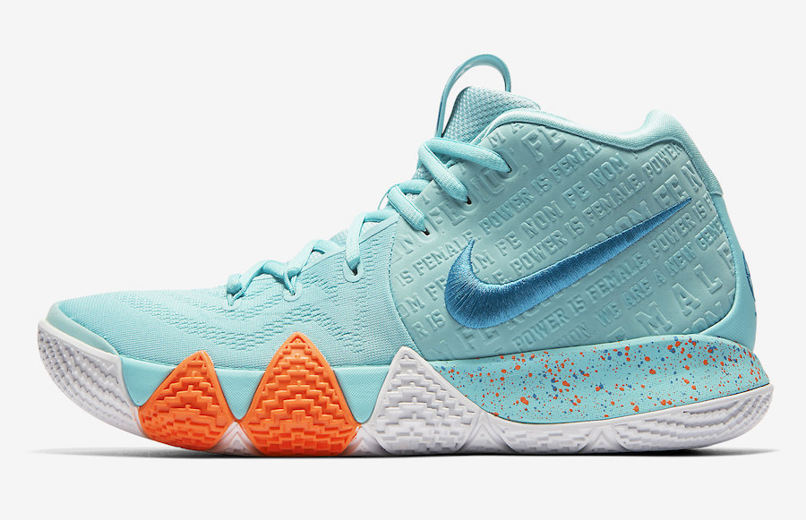 Nike, Kyrie 4,943806-402,发售  Tiffany 蓝配色！全新清爽 Kyrie 4 下周发售！