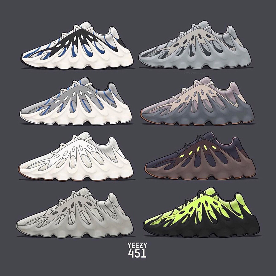 Yeezy 451,Yeezy  夸张的火山造型！侃爷新鞋 Yeezy 451 来认识一下吧！