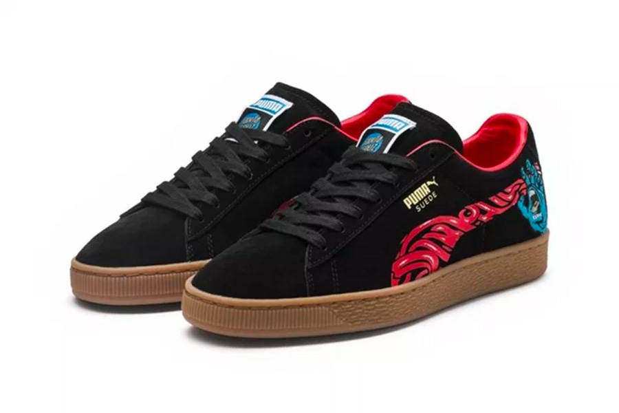 Suede,PUMA,发售  魔幻街头风格！Santa Cruz x PUMA Suede 联名新品亮相