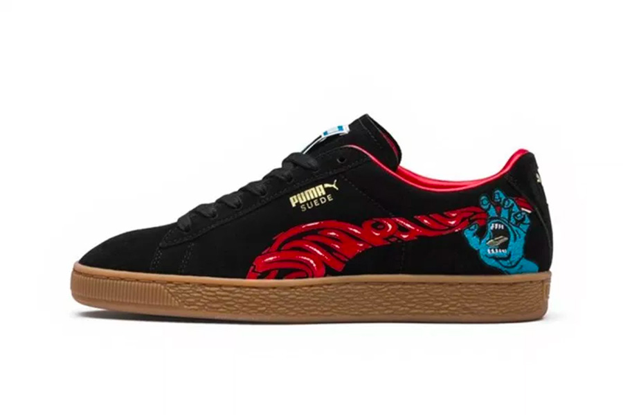 Suede,PUMA,发售  魔幻街头风格！Santa Cruz x PUMA Suede 联名新品亮相