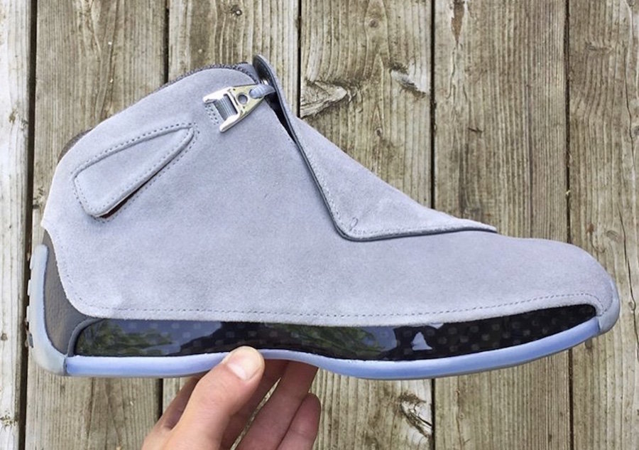 AJ18,Air Jordan 18,发售 简约浅灰麂皮!全新 Air Jordan 18 十一月正式发售 AJ18,Air Jordan 18,发售 简约浅灰麂皮!全新 Air Jordan 18 十一月正式发售