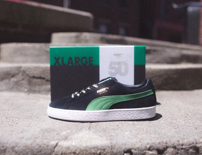 Suede,PUMA  还有防水机能！X-LARGE x PUMA Suede 联名配色亮相