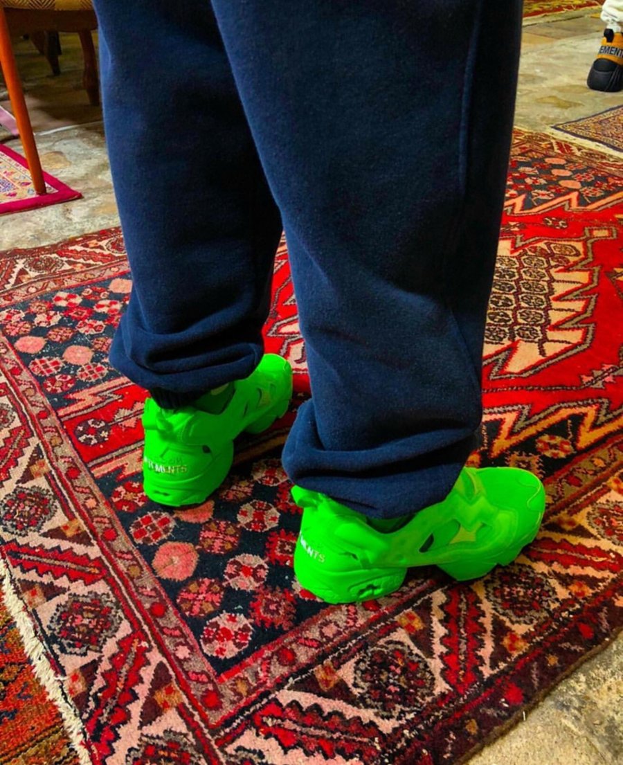 Vetements,Reebok,Pump Fury  Vetements x Reebok 再联名！纯色 Pump Fury 一样能炸街！