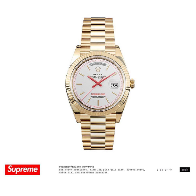 Supreme,Rolex,Virgil,vans  Supreme 联名 Rolex 实为谣言！Virgil 与村上隆艺术作品释出！