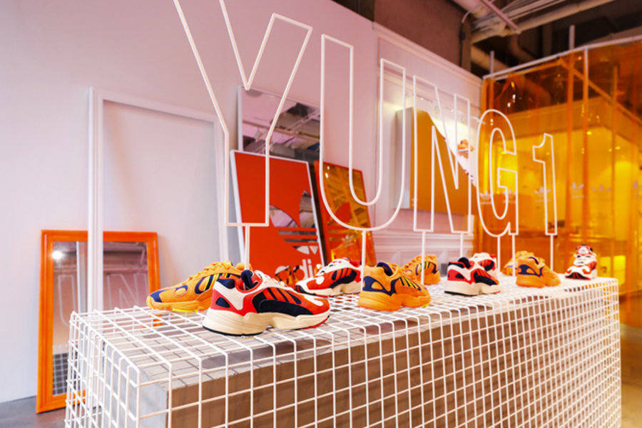 adidas  橘色的经典韵味！adidas 全新 YUNG-1 鞋款活动现场回顾！
