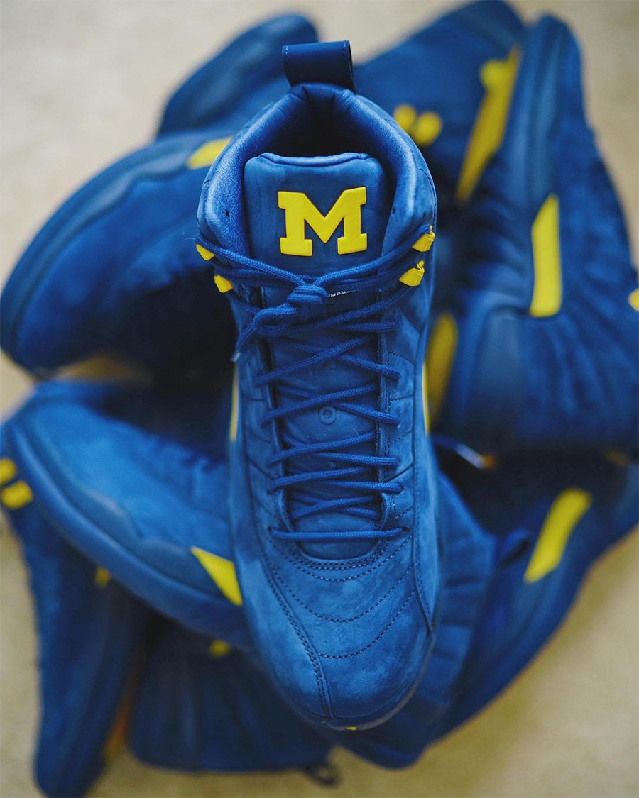 BQ3180-407,AJ12,Air Jordan 12 BQ3180-407 中国区果然没发售！密歇根 Air Jordan 12 上脚效果确实不错！